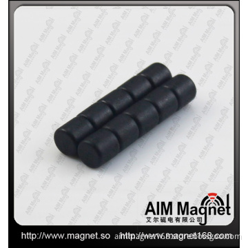 Black epoxy coating cylinder ndfeb magnets